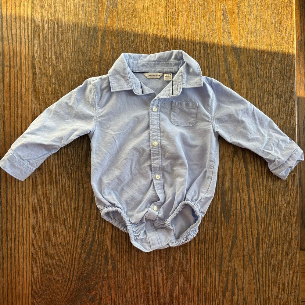 Janie and Jack bodysuit. Hardly worn. Pet and smoke free home. 12-18 mo